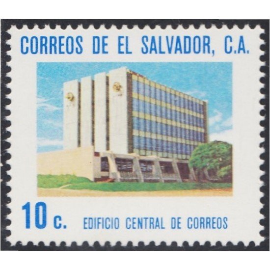El Salvador 803 1975 Edificio Central de Correos MNH El Salvador 803 1975 Edificio Central de Correos MNH