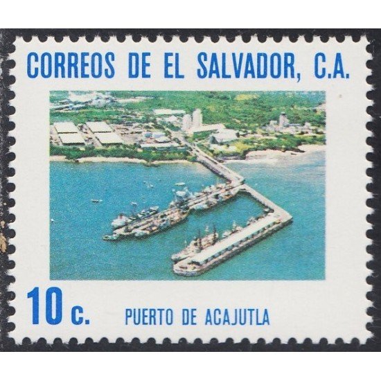 El Salvador 801 1975 Puerto de Acajutla MNH