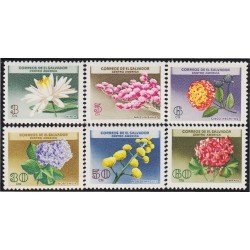 El Salvador 697/02 1964 Flores flowers MNH El Salvador 697/02 1964 Flores flowers MNH