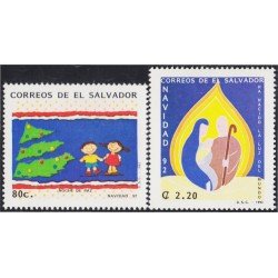 El Salvador 1162AB 1992 Navidad Christmas MNH El Salvador 1162AB 1992 Navidad Christmas MNH