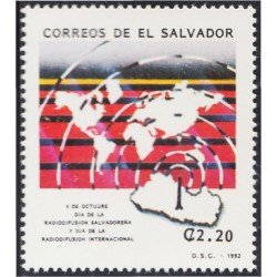 El Salvador 1159 1992 Radiodifusión salvadoreña e internacional MNH El Salvador 1159 1992 Radiodifusión salvadoreña e internacional MNH