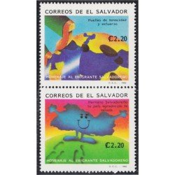 El Salvador 1157/58 1992 Homenaje al emigrante salvadoreño MNH El Salvador 1157/58 1992 Homenaje al emigrante salvadoreño MNH
