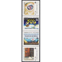 El Salvador 1154AD 1992 500 Aniversario del Descubrimiento de América de Cristóbal Colón MNH El Salvador 1154AD 1992 500 Aniversario del Descubrimiento de América de Cristóbal Colón MNH
