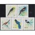 El Salvador 1125/29 1991 Fauna Aves Pájaros Birds MNH