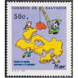 El Salvador 1124 1991 Unidad familiar en El Salvador MNH El Salvador 1124 1991 Unidad familiar en El Salvador MNH