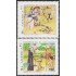 El Salvador 1121/22 1991 América Upaep Batalla de Acaxual Misa en Cuzcatlán MNH