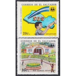 El Salvador 1108/09 1991 SOS Aldeas infantiles MNH El Salvador 1108/09 1991 SOS Aldeas infantiles MNH