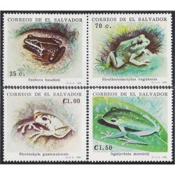 El Salvador 1104/07 1991 Fauna Ranas MNH El Salvador 1104/07 1991 Fauna Ranas MNH