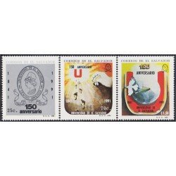 El Salvador 1099/01 1991 150 Aniversario de la Universidad del Salvador MNH El Salvador 1099/01 1991 150 Aniversario de la Universidad del Salvador MNH