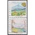 El Salvador 1087/88 1990 América Upae Volcán Chichontepec y Lago de Coatepeque MNH