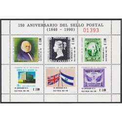 El Salvador 1086HM 1990 V Centenario de l descubrimiento de América MNH El Salvador 1086HM 1990 V Centenario de l descubrimiento de América MNH