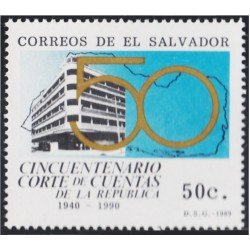 El Salvador 1071 1989 50 Años de Corte de Cuentas de la República MNH El Salvador 1071 1989 50 Años de Corte de Cuentas de la República MNH