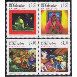El Salvador 1429/32 1999 Navidad Christmas MNH El Salvador 1429/32 1999 Navidad Christmas MNH