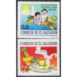 El Salvador 1425/26 1999 INCAP Instituto de nutrición de Centroamérica y Panamá MNH El Salvador 1425/26 1999 INCAP Instituto de nutrición de Centroamérica y Panamá MNH