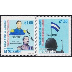 El Salvador 1423/24 1999 Fuerza Armada del Salvador MNH El Salvador 1423/24 1999 Fuerza Armada del Salvador MNH