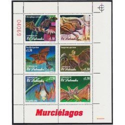 El Salvador 1401/06 1999 Fauna Murciélagos MNH El Salvador 1401/06 1999 Fauna Murciélagos MNH