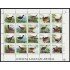 El Salvador 1386/95 1999 Minihojita  Fauna Aves de La Laguna el Jocotal MNH