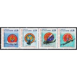 El Salvador 1369/72 1998 75 Aniversario de la Fuerza Aérea Salvadoreña MNH El Salvador 1369/72 1998 75 Aniversario de la Fuerza Aérea Salvadoreña MNH