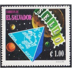 El Salvador 1368 1998 Día Mundial del sello MNH El Salvador 1368 1998 Día Mundial del sello MNH