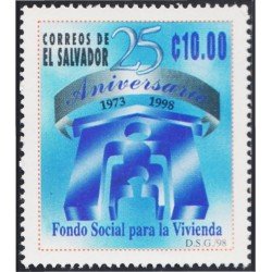 El Salvador 1362 1998 25 aniversario del fondo social para la vivienda MNH El Salvador 1362 1998 25 aniversario del fondo social para la vivienda MNH