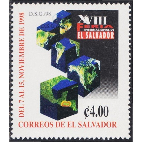 El Salvador 1354 1998 XVIII Feria Internacional del Salvdor MNH El Salvador 1354 1998 XVIII Feria Internacional del Salvdor MNH