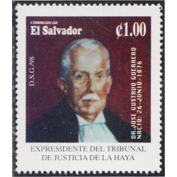 El Salvador 1352 1998 Dr. José Gustavo Guerrero MNH El Salvador 1352 1998 Dr. José Gustavo Guerrero MNH