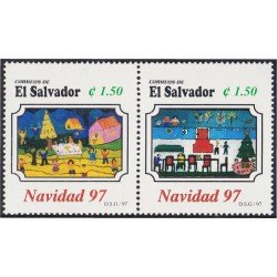 El Salvador 1327/28 1997 Navidad Christmas MNH El Salvador 1327/28 1997 Navidad Christmas MNH