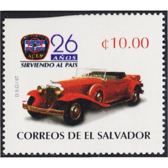 El Salvador 1326 1997 26 Aniversario de ACES MNH El Salvador 1326 1997 26 Aniversario de ACES MNH
