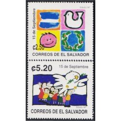 El Salvador 1322/23 1997 Aniversario de la Independencia MNH El Salvador 1322/23 1997 Aniversario de la Independencia MNH