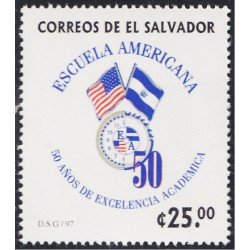 El Salvador 1321 1997 50 Años de la Escuela Americana MNH El Salvador 1321 1997 50 Años de la Escuela Americana MNH