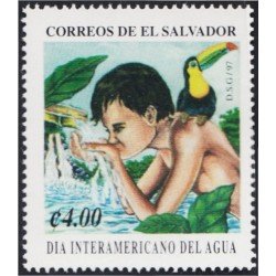 El Salvador 1318 1997 Día Interamericano del Agua MNH El Salvador 1318 1997 Día Interamericano del Agua MNH