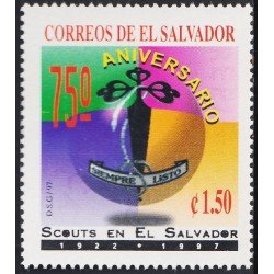 El Salvador 1316 1997 75 Aniversario Scouts en El Salvador MNH El Salvador 1316 1997 75 Aniversario Scouts en El Salvador MNH