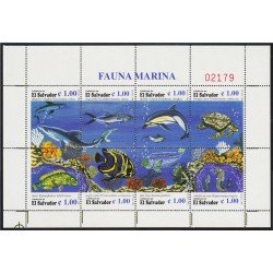 El Salvador 1299/06 1996 Fauna Marina Peces Fishes MNH El Salvador 1299/06 1996 Fauna Marina Peces Fishes MNH