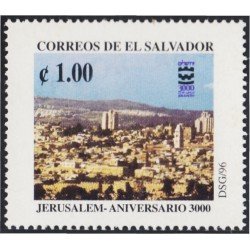 El Salvador 1297 1996 Jerusalén Aniversario 3000 MNH El Salvador 1297 1996 Jerusalén Aniversario 3000 MNH