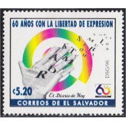 El Salvador 1289 1996 60 Aniversario del El Salvador 1289 1996 60 Aniversario del