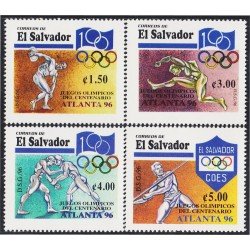 El Salvador 1281/84 1996 Juegos Olímpicos Atlanta 96MNH El Salvador 1281/84 1996 Juegos Olímpicos Atlanta 96MNH