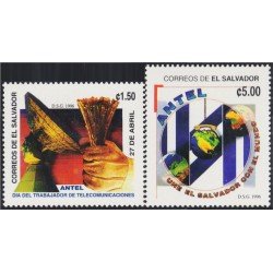 El Salvador 1274/75 1996 ANTEL Telecomunicaciones MNH El Salvador 1274/75 1996 ANTEL Telecomunicaciones MNH