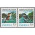 El Salvador 1240/41 1995 América Upaep Preservación del sistema ecológico MNH