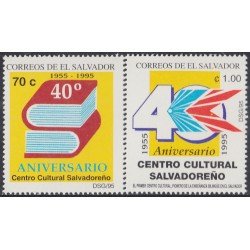 El Salvador 1224/25 1995 40 Aniversario Centro Centro Cultural Salvadoreño MNH El Salvador 1224/25 1995 40 Aniversario Centro Centro Cultural Salvadoreño MNH