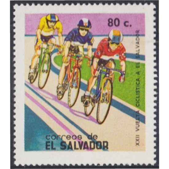 El Salvador 1219 1994 XXII Vuelta ciclística a El Salvador MNH El Salvador 1219 1994 XXII Vuelta ciclística a El Salvador MNH