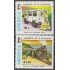 El Salvador 1217/18 1994 América Upaep Vehículo transporte postal MNH