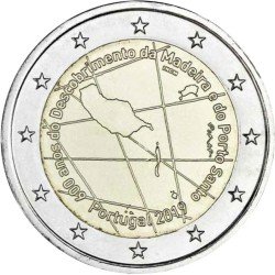 Portugal 2019 2 € euros conmemorativos Madeira Portugal 2019 2 € euros conmemorativos Madeira