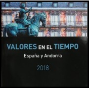 Libro Album Oficial de Sellos España y Andorra Año Completo 2018 Sin sellos