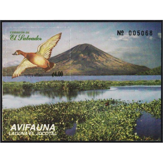 El Salvador HB 44 1999 Laguna de Jocotal Pato MNH