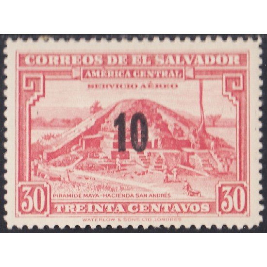 El Salvador A- 103 1949 Pirámide Maya MNH El Salvador A- 103 1949 Pirámide Maya MNH