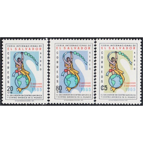 El Salvador A- 207/09 1966 Feria Internacional del Salvador MNH El Salvador A- 207/09 1966 Feria Internacional del Salvador MNH