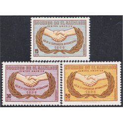El Salvador A- 200/02 1965 Año de la Cooperación Internacional MNH El Salvador A- 200/02 1965 Año de la Cooperación Internacional MNH