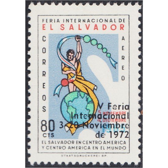 El Salvador A- 290 1972 Feria Internacional MNH El Salvador A- 290 1972 Feria Internacional MNH