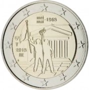 Bélgica 2018 2 € euros conmemorativos  Mayo del 68
