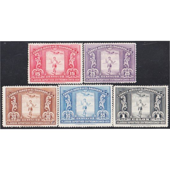 El Salvador A- 31/35 1935 III Juegos Deportivos Centroamericanos MH El Salvador A- 31/35 1935 III Juegos Deportivos Centroamericanos MH